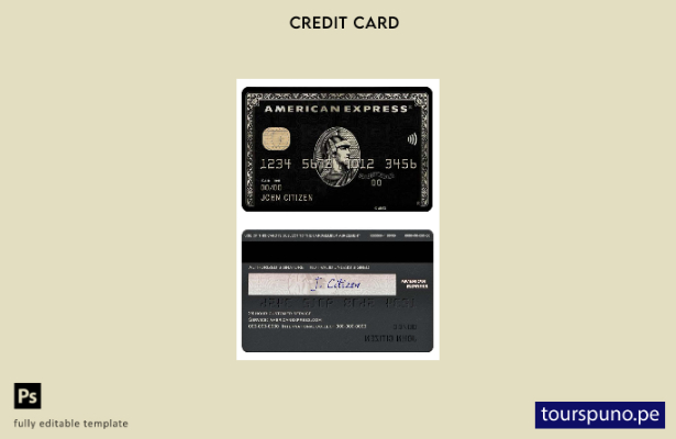 lista para imprimir plantilla de tarjeta negra amex del banco PNC de EE. UU.